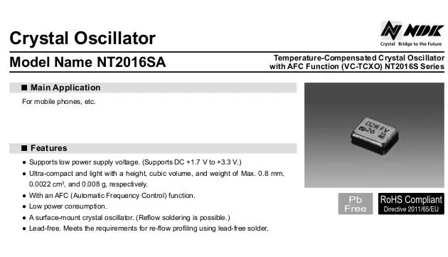10 шт./NT2016SA VCTCXO Стандартный температурный патч с контролируемым напряжением, кварцевый генератор высокой точности, 19,2 м, 19,2 МГц
10 шт./NT2016SA VCTCXO Стандартный температурный патч с контролируемым напряжением, кварцевый генератор высокой точности, 19,2 м, 19,2 МГц