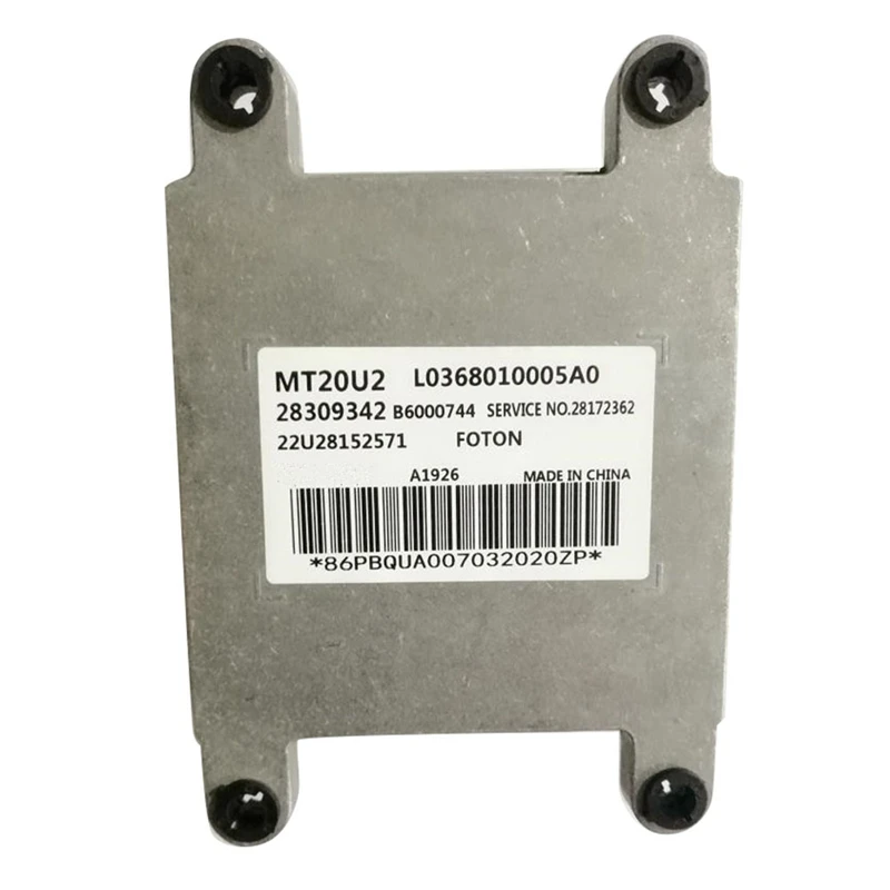 1 Piece MT20U2 B6000744 Car Engine Computer Board For Foton Pickup Aoling Car Computer Board Electronic ECU L0368010005A0
1 Piece MT20U2 B6000744 Car Engine Computer Board For Foton Pickup Aoling Car Computer Board Electronic ECU L0368010005A0