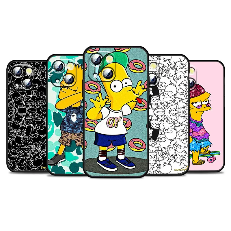 The Simpsons funny family For Apple iPhone 13 12 11 Pro mini XS MAX XR X 7 8 6 5S Plus Silicone Soft Black Phone Case
The Simpsons funny family For Apple iPhone 13 12 11 Pro mini XS MAX XR X 7 8 6 5S Plus Silicone Soft Black Phone Case
