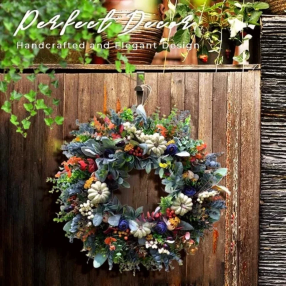 Белая Тыква гортензии ручной работы, венок Ranunculus для входной двери, подвесное украшение на День Благодарения, Осенний домашний декор
Белая Тыква гортензии ручной работы, венок Ranunculus для входной двери, подвесное украшение на День Благодарения, Осенний домашний декор