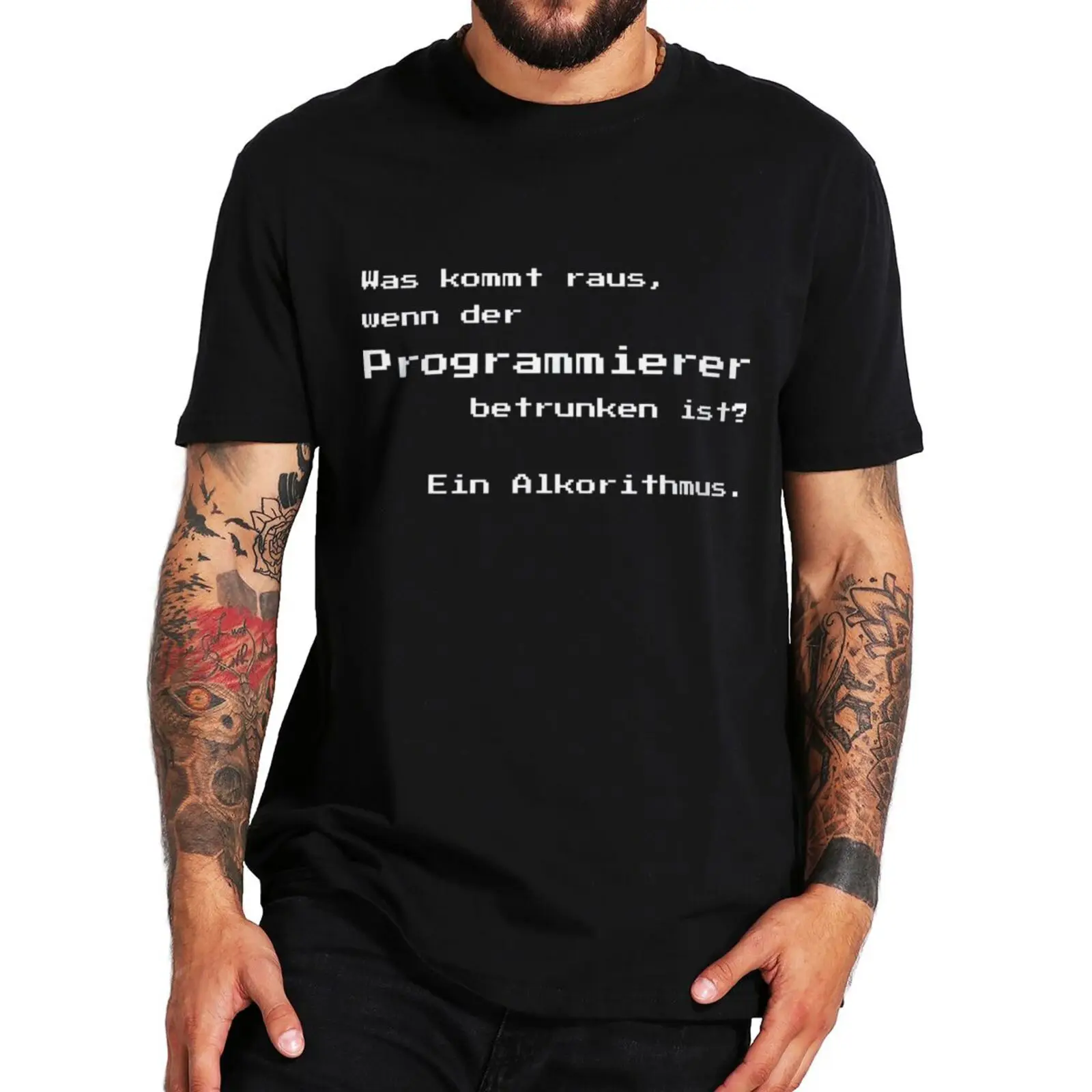 Funny Programmer Algorithm T Shirt Humor German Sayings Code Jokes Informatik Gift Tee Tops Casual 100% Cotton Unisex T-shirts
Funny Programmer Algorithm T Shirt Humor German Sayings Code Jokes Informatik Gift Tee Tops Casual 100% Cotton Unisex T-shirts