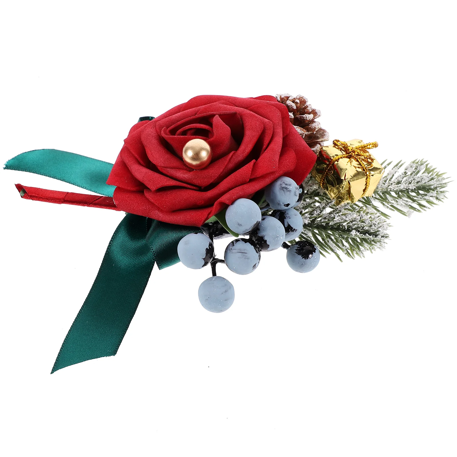 Wedding Groom Floral Corsage Bridal Boutonniere Christmas Elements Pine Cone Boutonniere for Men Women
Wedding Groom Floral Corsage Bridal Boutonniere Christmas Elements Pine Cone Boutonniere for Men Women