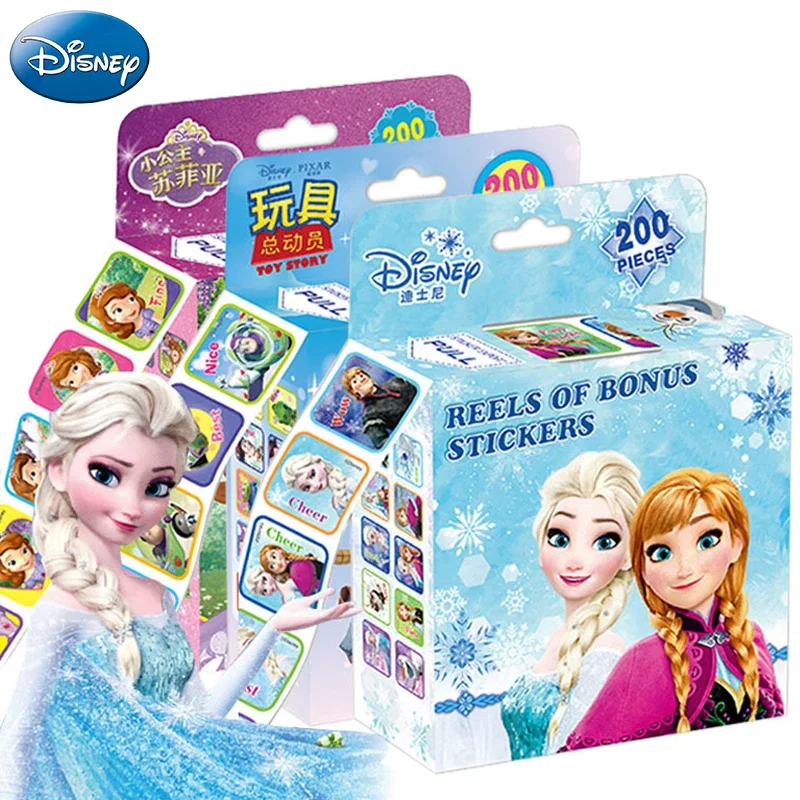 200 Pcs/Box Disney Cartoon Pull Out Stickers Frozen Princess Mickey Mouse Minnie Sticker Kids Girl Boy Teacher Reward Toys Gift
200 Pcs/Box Disney Cartoon Pull Out Stickers Frozen Princess Mickey Mouse Minnie Sticker Kids Girl Boy Teacher Reward Toys Gift