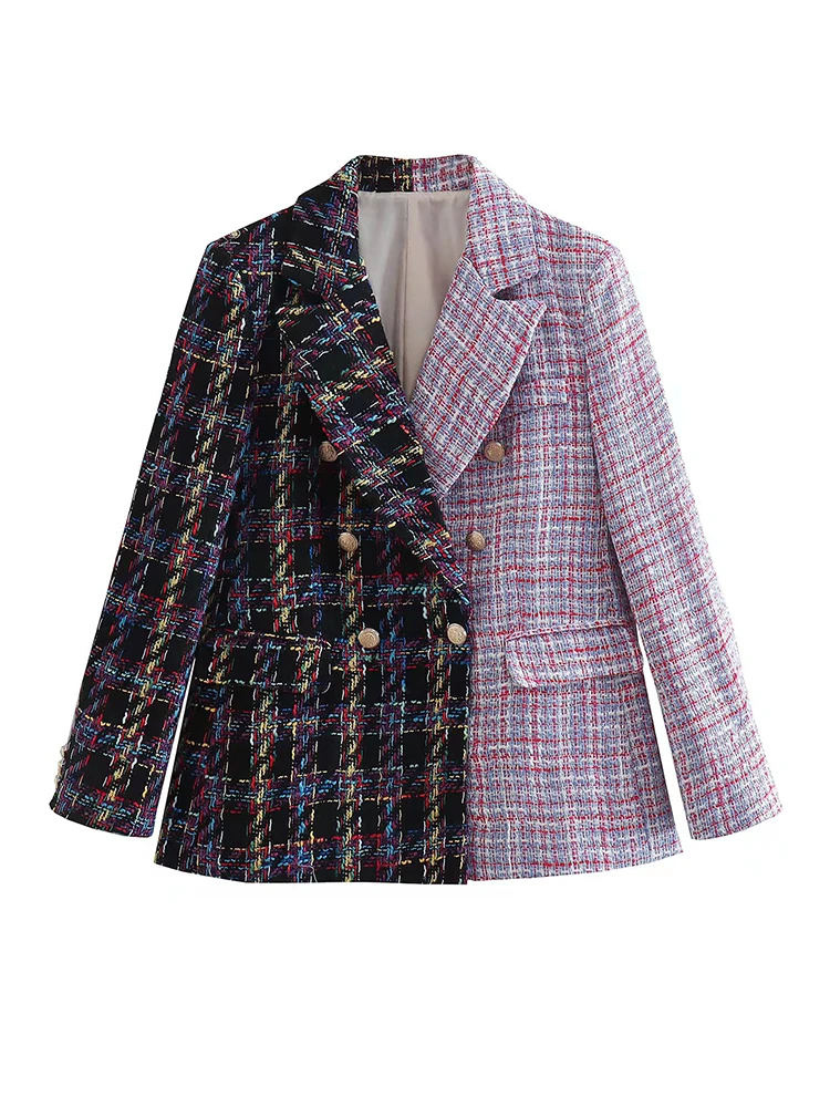 TFMLN Spring Autumn Women Patchwork Blazer Coats 2022 Double Breasted Jacket Vintage Long Sleeve Female Chic Notched Tops
TFMLN Spring Autumn Women Patchwork Blazer Coats 2022 Double Breasted Jacket Vintage Long Sleeve Female Chic Notched Tops