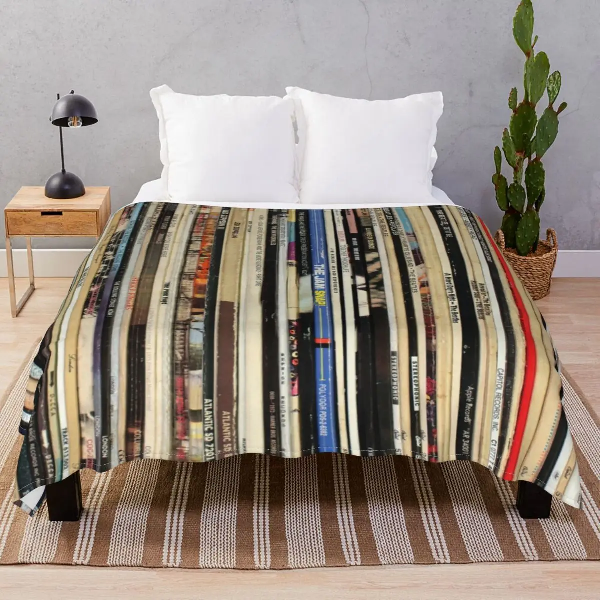 Классическое виниловое одеяло Rock с флисовой подкладкой, супермягкое покрывало s для постельного белья, дивана, путешествий, кинотеатра
Классическое виниловое одеяло Rock с флисовой подкладкой, супермягкое покрывало s для постельного белья, дивана, путешествий, кинотеатра