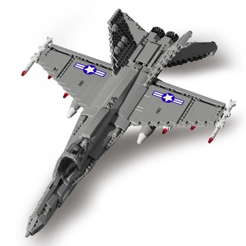 F18 Hornet Strike Fighter Building Blocks World War WW2 Specia Force Soldiers Dolls Bricks Kids Toys Gift Military Technical
F18 Hornet Strike Fighter Building Blocks World War WW2 Specia Force Soldiers Dolls Bricks Kids Toys Gift Military Technical