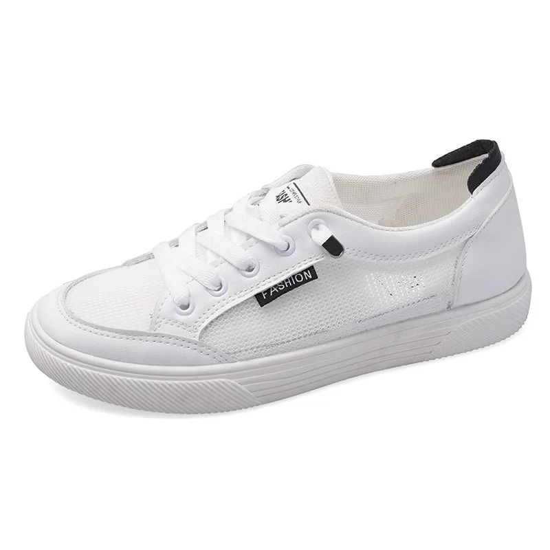 Flat Heel Mesh Breathable Casual White Shoes Women Summer New Korean Lace Up Solid Color Low Top Sneakers Ventilation
Flat Heel Mesh Breathable Casual White Shoes Women Summer New Korean Lace Up Solid Color Low Top Sneakers Ventilation