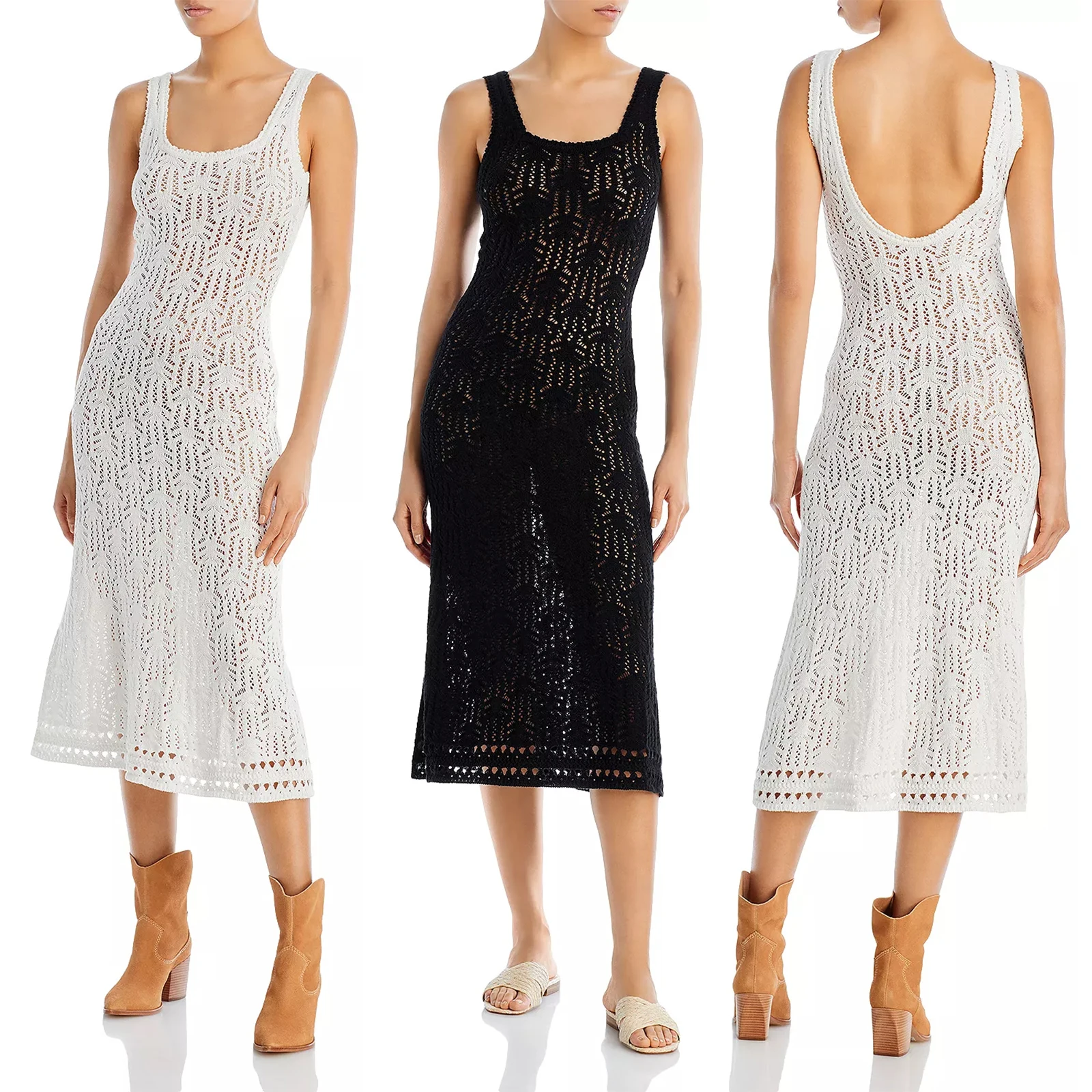 Женское трикотажное платье-миди без рукавов, повседневное однотонное платье с вырезами, лето
Женское трикотажное платье-миди без рукавов, повседневное однотонное платье с вырезами, лето