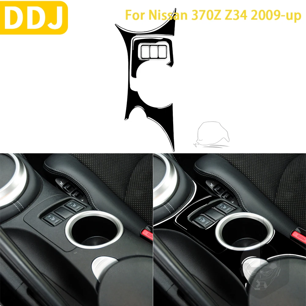 Аксессуары для Nissan 370Z Z34 2009-up, пианино, глянцевый черный пластиковый интерьер автомобиля, центральная консоль, подставка для чашки, декоративная наклейка
Аксессуары для Nissan 370Z Z34 2009-up, пианино, глянцевый черный пластиковый интерьер автомобиля, центральная консоль, подставка для чашки, декоративная наклейка