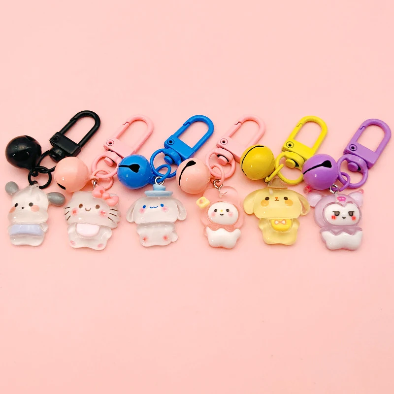 Sanrio Cartoon Cinnamoroll MyMelody Kuromi HelloKitty Keychain Mini Bell Bag Pendant Earphone Pendant Children's Small Gift
Sanrio Cartoon Cinnamoroll MyMelody Kuromi HelloKitty Keychain Mini Bell Bag Pendant Earphone Pendant Children's Small Gift