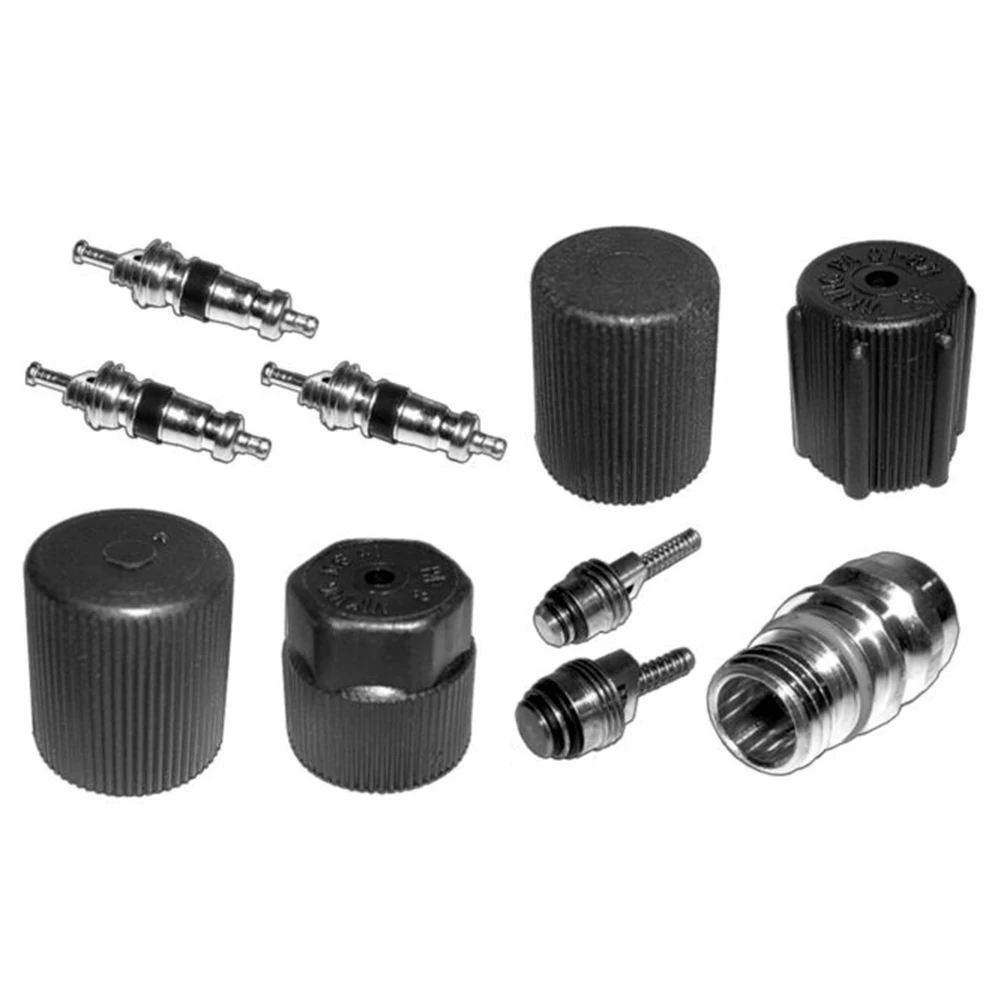 10pcs AC System Cap Valve Cores R134a Quick Seal Kit Air Conditioning Service Cap Valve Cores Accessories
10pcs AC System Cap Valve Cores R134a Quick Seal Kit Air Conditioning Service Cap Valve Cores Accessories