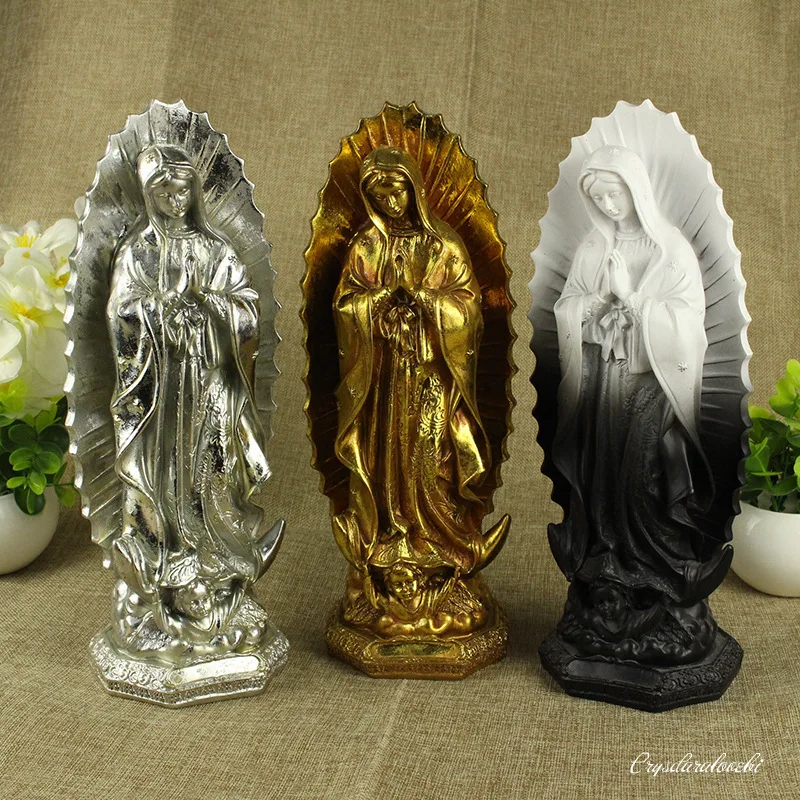 Beautiful Our Lady of Guadalupe Virgin Mary Statue Sculpture Resin Figurine Gift Xmas Display Decor Ornament
Beautiful Our Lady of Guadalupe Virgin Mary Statue Sculpture Resin Figurine Gift Xmas Display Decor Ornament