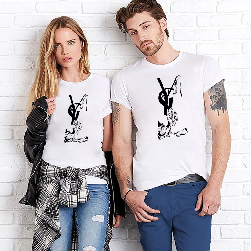 Couple's T-shirt Solid Color Summer Wear Casual Cotton Short Sleeve Tees O-neck Large Size Streetwear Shirt for Couple 7 Color
Couple's T-shirt Solid Color Summer Wear Casual Cotton Short Sleeve Tees O-neck Large Size Streetwear Shirt for Couple 7 Color