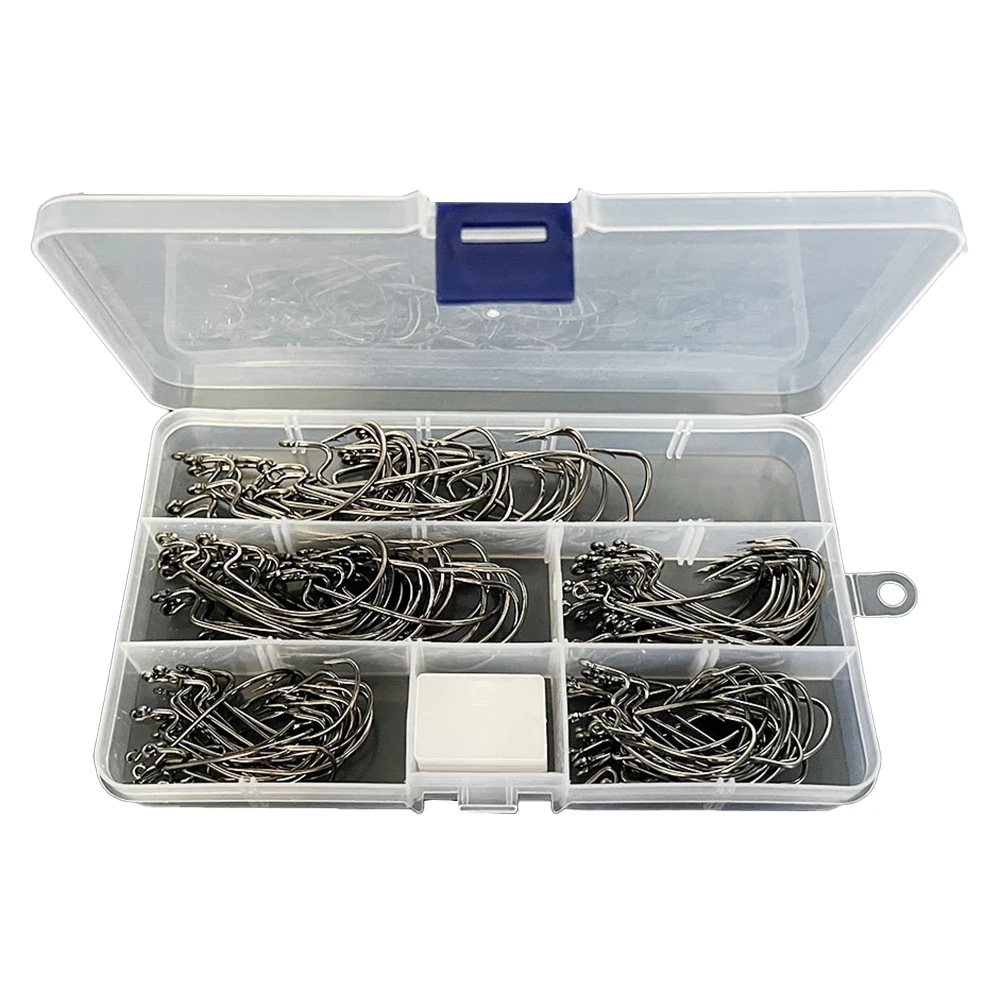 Practical Brand New High Quality All Freshwater Fishhook Soft Bait Hook 1 Box 10*10*2.3cm 125 Pieces Crank Hook
Practical Brand New High Quality All Freshwater Fishhook Soft Bait Hook 1 Box 10*10*2.3cm 125 Pieces Crank Hook