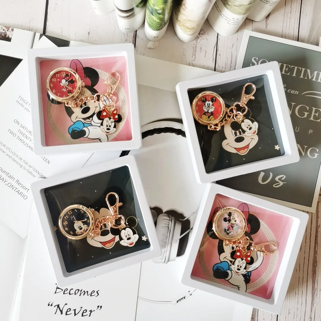 New Mickey Cartoon Keychain Pocket Watch Boys and Girls Student Backpack Pendant Watch
New Mickey Cartoon Keychain Pocket Watch Boys and Girls Student Backpack Pendant Watch