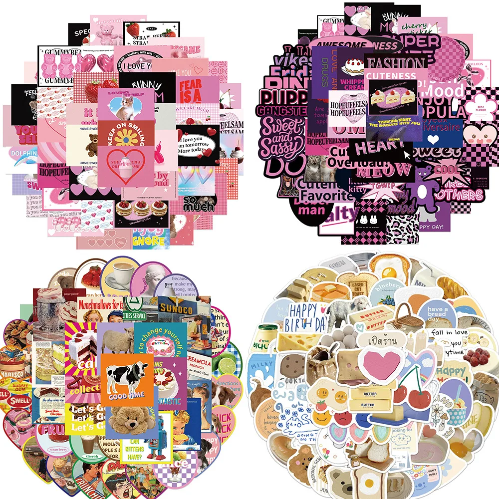 50 Pcs Aesthetic Graffiti Stickers Decoration Luggage Box Notebook Self-Adhesive Scrapbooking Handbook Stationery Stickers
50 Pcs Aesthetic Graffiti Stickers Decoration Luggage Box Notebook Self-Adhesive Scrapbooking Handbook Stationery Stickers
