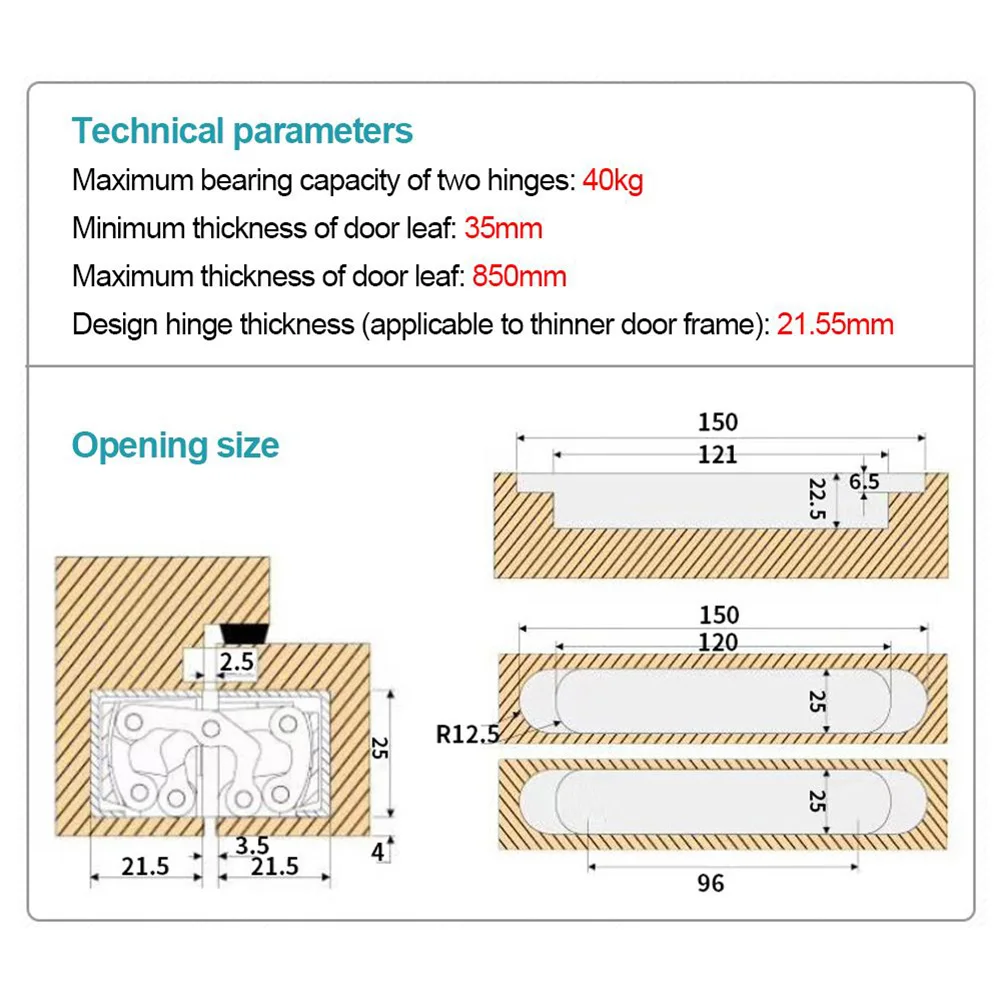 1pcs Stainless Steel Hiddens Hinge 304 Silent Close Invisible Mounting Concealed Cross Door Hinge Folding Door Window Furniture
1pcs Stainless Steel Hiddens Hinge 304 Silent Close Invisible Mounting Concealed Cross Door Hinge Folding Door Window Furniture