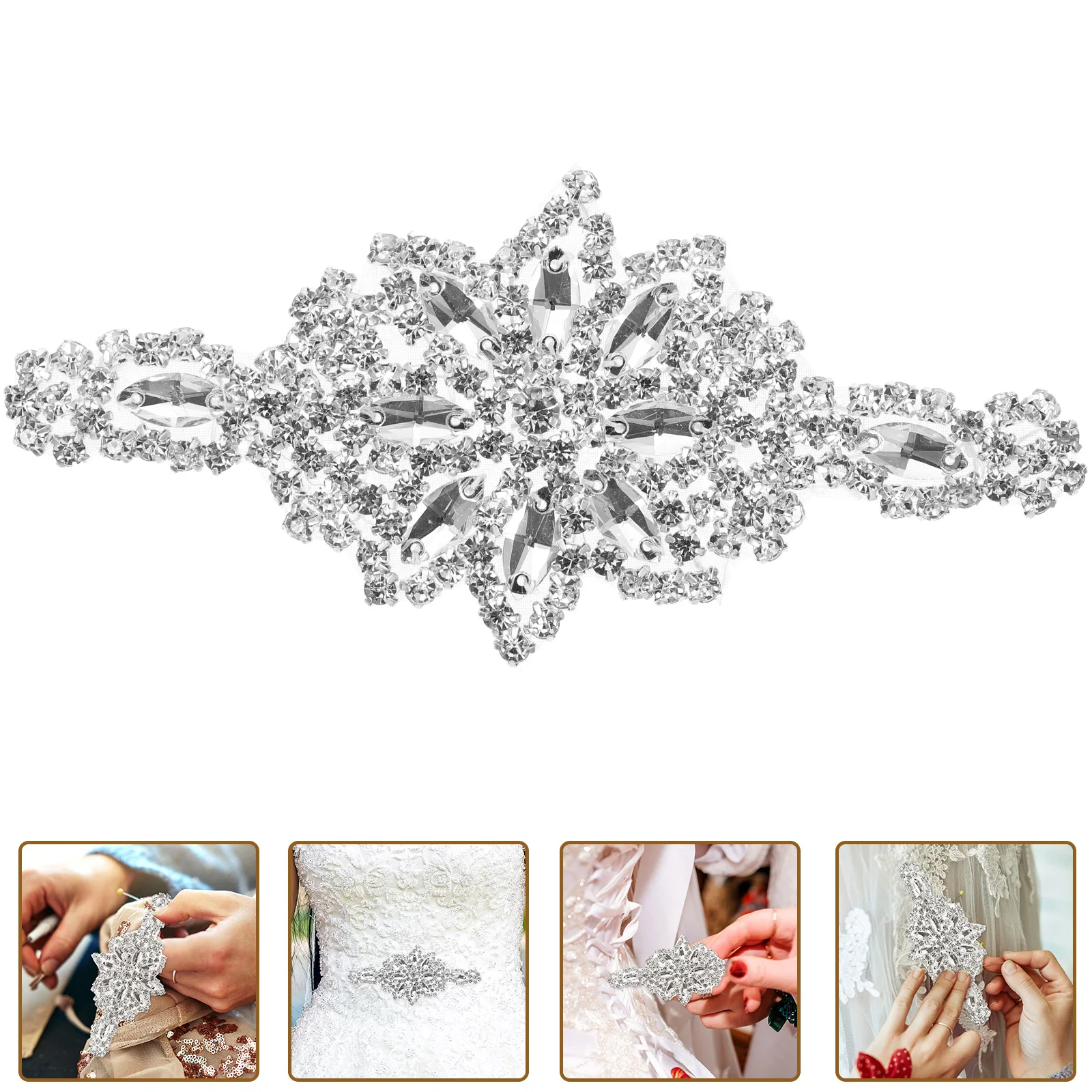 Rhinestone Applique Wedding Dress Appliques Crystal Sash Patch Patches Bridal Sewing Hair Embellishments Hot Fix Belt Iron
Rhinestone Applique Wedding Dress Appliques Crystal Sash Patch Patches Bridal Sewing Hair Embellishments Hot Fix Belt Iron