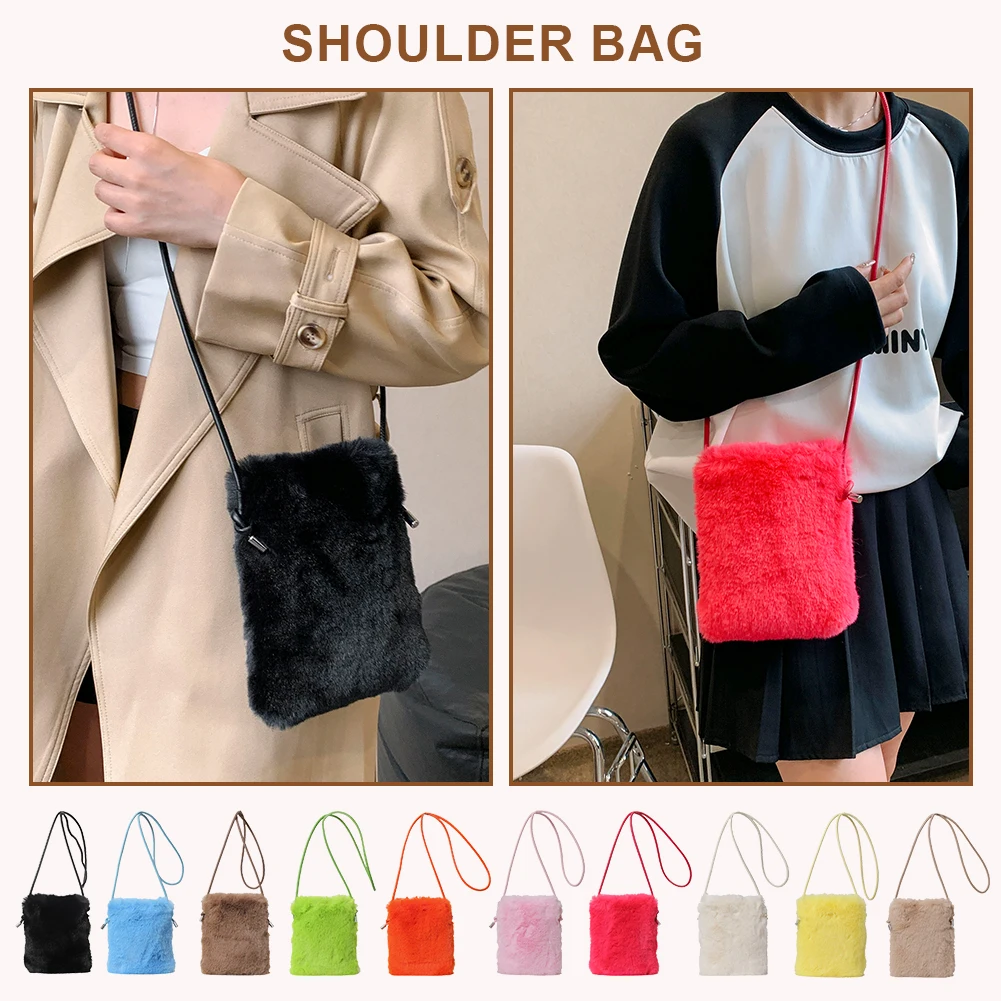 Autumn/Winter Women's Plush Bag Portable Mobile Phone Bag Personality Small Everything Hair Crossbody Bag Fashion Simple Handbag
Autumn/Winter Women's Plush Bag Portable Mobile Phone Bag Personality Small Everything Hair Crossbody Bag Fashion Simple Handbag