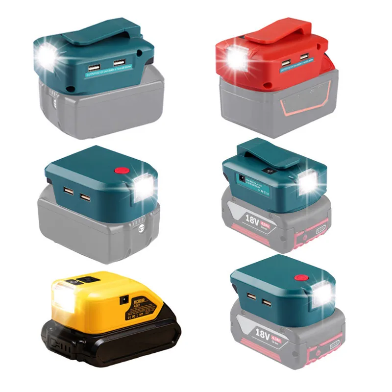 Адаптер с USB для Makita светильник для Makita, Milwaukee, Bosch, DeWalt 14,4 В/18 в, литий-ионный аккумулятор, электрический инструмент
Адаптер с USB для Makita светильник для Makita, Milwaukee, Bosch, DeWalt 14,4 В/18 в, литий-ионный аккумулятор, электрический инструмент