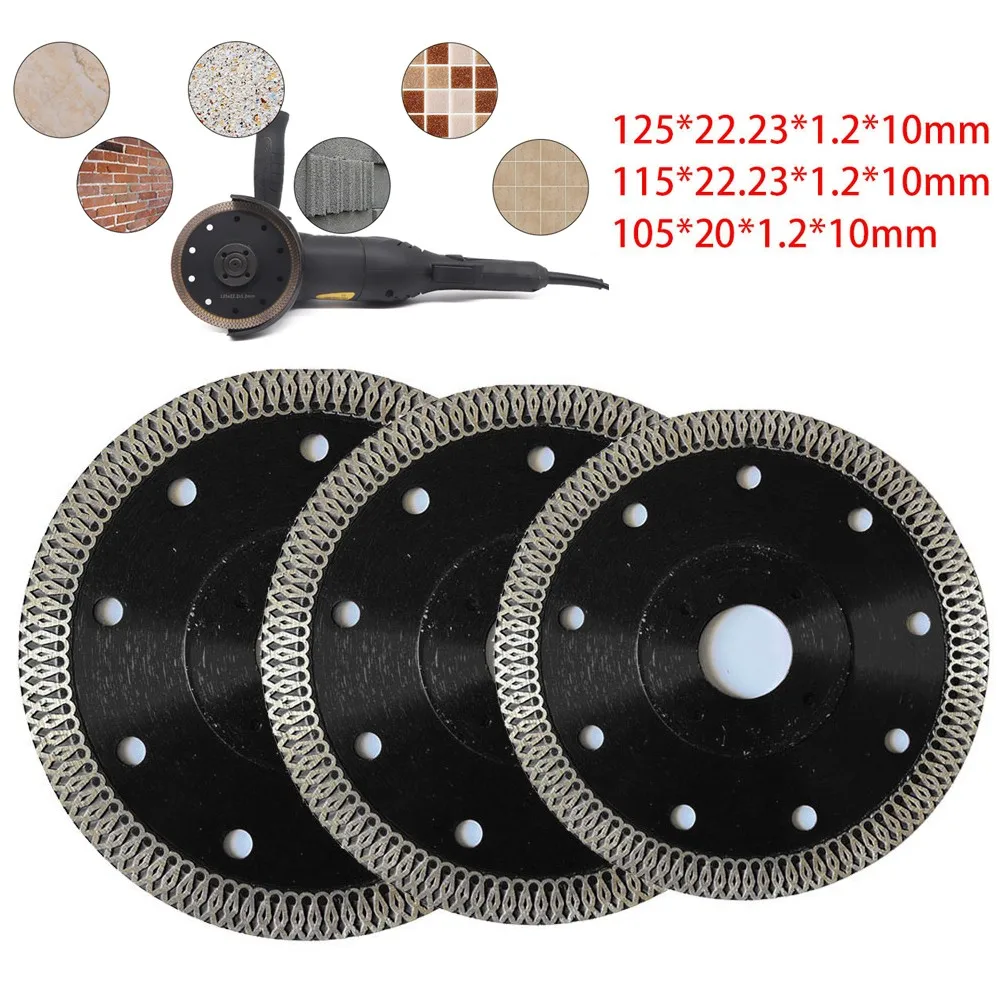 1pc Ultra-Thin Saw Blade Diamond Ceramics Saw Leaves Drywet Cutting Discs Power Tool For Porcelain Tile Granite Cutting
1pc Ultra-Thin Saw Blade Diamond Ceramics Saw Leaves Drywet Cutting Discs Power Tool For Porcelain Tile Granite Cutting