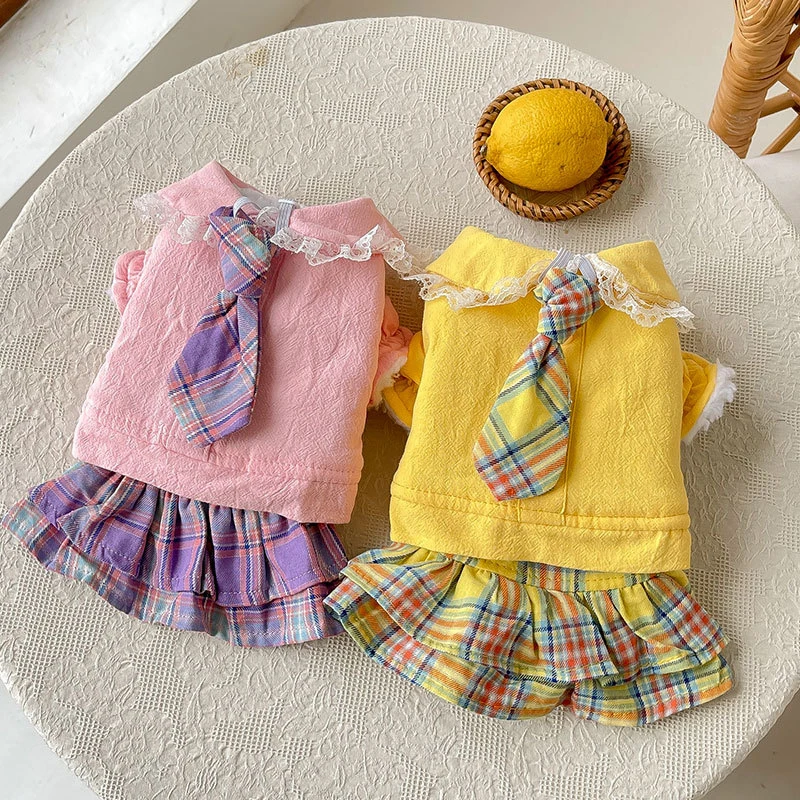 Зимнее платье для кошек и собак, модная юбка для домашних питомцев, милая Одежда для девочек и собак, платья, одежда для чихуахуа, йоркширско... 
Зимнее платье для кошек и собак, модная юбка для домашних питомцев, милая Одежда для девочек и собак, платья, одежда для чихуахуа, йоркширско...