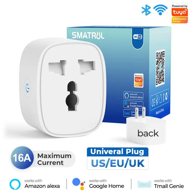 Us Wireless Socket Outlet Converter Remote Control Smart Socket Mobile Phone Voice Timing Voice Control Smart Home Tuya Socket
Us Wireless Socket Outlet Converter Remote Control Smart Socket Mobile Phone Voice Timing Voice Control Smart Home Tuya Socket
