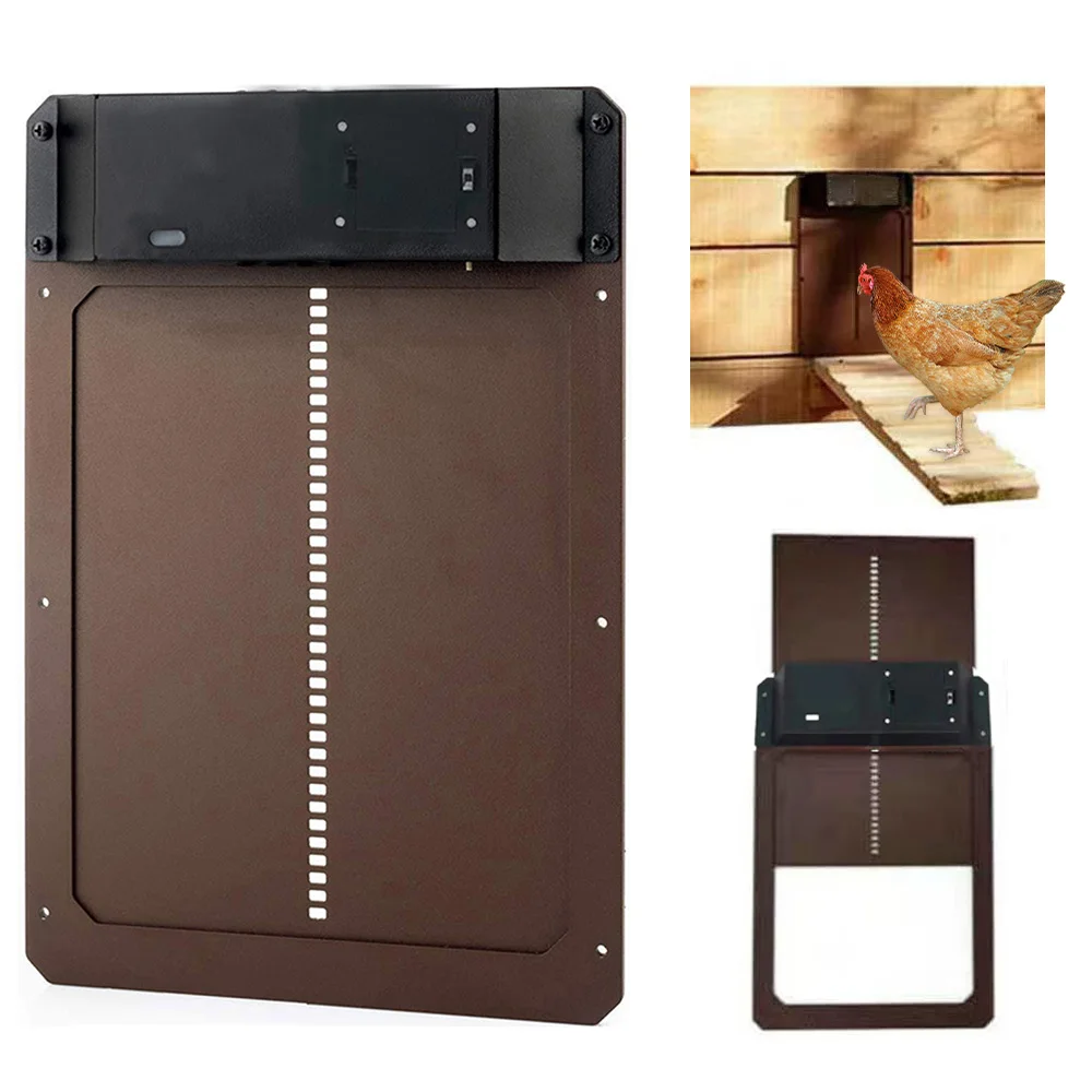 Poultry Gate Chicken Henhouse Door Opener Light Sensors Automatic Lifting Opener Magnetics Household Auto Opener Door
Poultry Gate Chicken Henhouse Door Opener Light Sensors Automatic Lifting Opener Magnetics Household Auto Opener Door