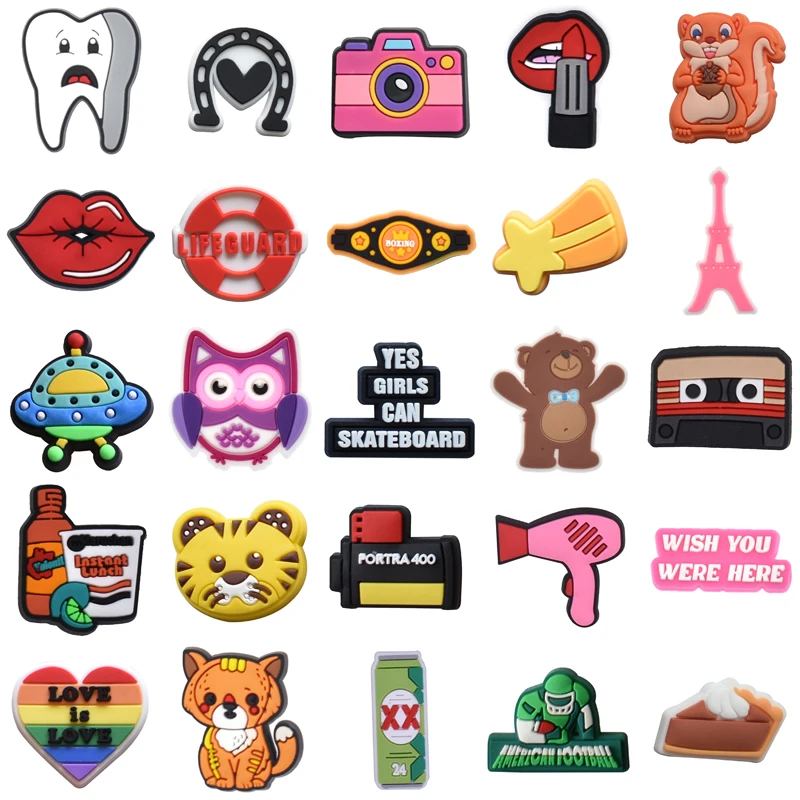 Shoe Charms Wholesale Bulk Girl Para Pins Decorations for Crocs Packs Set Jeans Men Women Charm Gifts Boy Kids Shoes Accessories
Shoe Charms Wholesale Bulk Girl Para Pins Decorations for Crocs Packs Set Jeans Men Women Charm Gifts Boy Kids Shoes Accessories