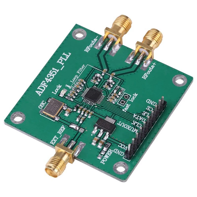 35M-4.4Ghz Radio Frequency Synthesizer Module RF Signal Source Board ADF4351-PLL, Frequency Synthesizer
35M-4.4Ghz Radio Frequency Synthesizer Module RF Signal Source Board ADF4351-PLL, Frequency Synthesizer
