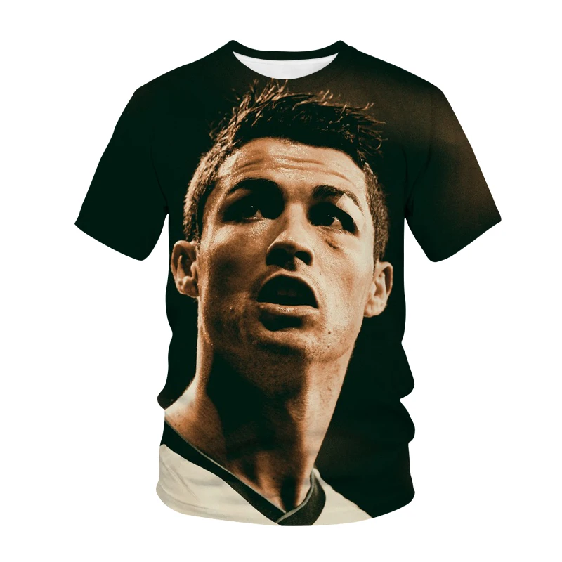 Cristiano Ronaldo 3D Print T-Shirt Football Star Streetwear Men Women Fashion Short Sleeve T Shirt CR7 Sportswear Tees Tops Mal
Cristiano Ronaldo 3D Print T-Shirt Football Star Streetwear Men Women Fashion Short Sleeve T Shirt CR7 Sportswear Tees Tops Mal