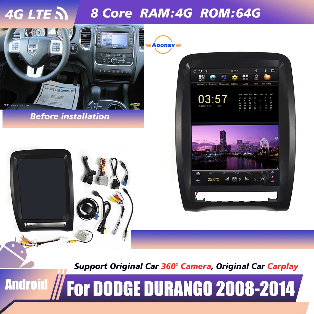Автомобильный радиоприемник с BT для DODGE DURANGO 2008 2009 2010 2011 2012 2013-2014 Система Android автомобильный сенсорный экран мультимедиа
Автомобильный радиоприемник с BT для DODGE DURANGO 2008 2009 2010 2011 2012 2013-2014 Система Android автомобильный сенсорный экран мультимедиа
