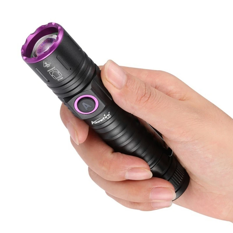 

Мини-365 нм УФ-фонарик UVBlacklight USB перезаряжаемый 395 нм фиолетовая лампа ковер детектор мочи для домашних животных ловить