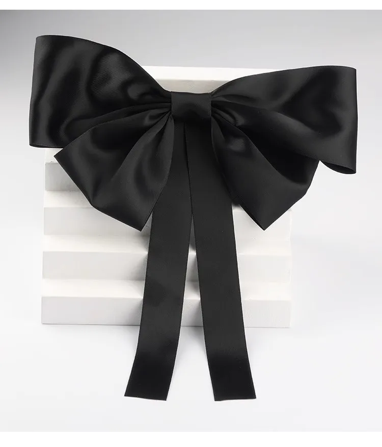 Temperament Solid Color Black Red Big Bowknot Hairpins For Girls Children Women Barrettes Ponytail Clip Hairgrip Accessories
Temperament Solid Color Black Red Big Bowknot Hairpins For Girls Children Women Barrettes Ponytail Clip Hairgrip Accessories