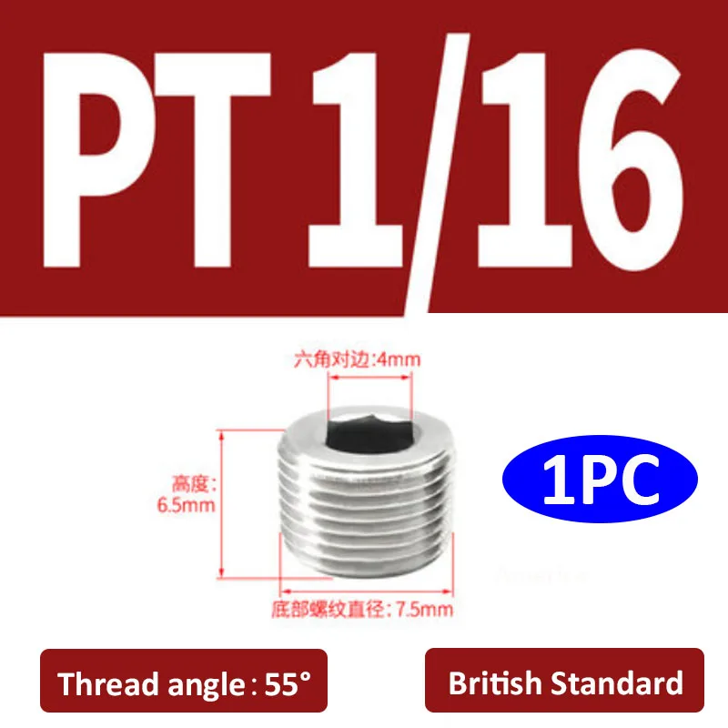 Внутренняя шестигранная розетка DIN906 из нержавеющей стали 304 1 шт., внешняя винтовая пробка, британская коническая труба, резьба PT1/16 1/8 1/4 3/8 1/2 3/4
Внутренняя шестигранная розетка DIN906 из нержавеющей стали 304 1 шт., внешняя винтовая пробка, британская коническая труба, резьба PT1/16 1/8 1/4 3/8 1/2 3/4