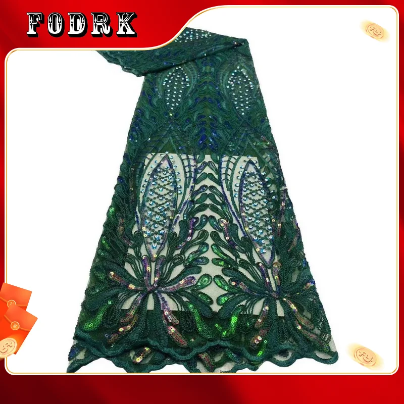 Latest African Sequins Tulle Lace Fabric 2023 High Quality Lace 5 Yards Embroidered Mesh Lace Fabric For Nigerian Party Dress
Latest African Sequins Tulle Lace Fabric 2023 High Quality Lace 5 Yards Embroidered Mesh Lace Fabric For Nigerian Party Dress