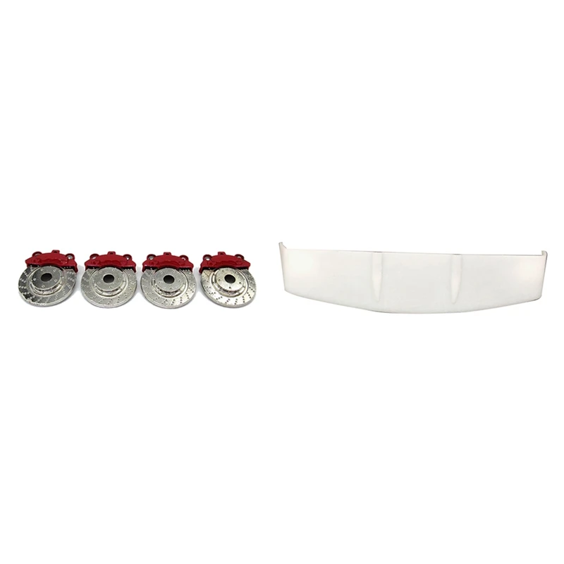 1X RC Car Spoiler Air Deflector Decoration Parts For WPL D12 1/10 & 4Pcs Metal Brake Disc Caliper Tire Modification
1X RC Car Spoiler Air Deflector Decoration Parts For WPL D12 1/10 & 4Pcs Metal Brake Disc Caliper Tire Modification