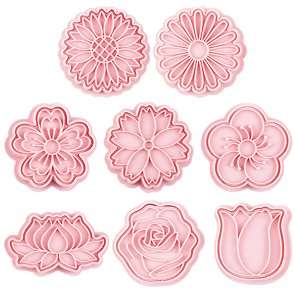 8Pcs Biscuit Mold Cookie Mold Stamper Valentine's Day Pastry Molds Cookie Stamper 
8Pcs Biscuit Mold Cookie Mold Stamper Valentine's Day Pastry Molds Cookie Stamper