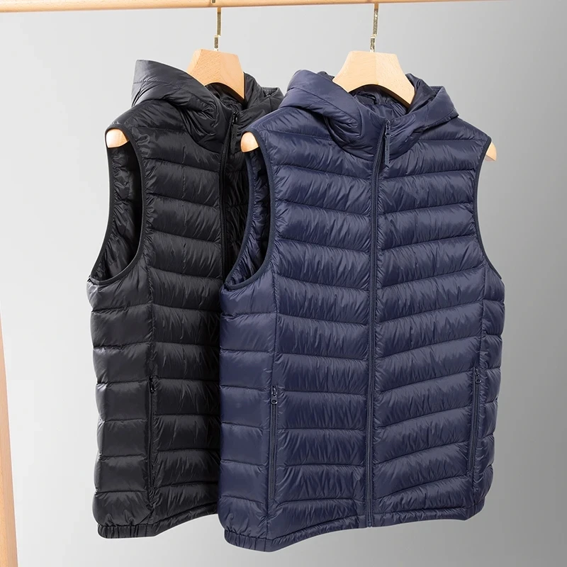 Новинка Осень-зима 2023 модный мужской жилет в новом стиле на белом утином пуху куртка мужская темно-синяя пуховая куртка без рукавов
Новинка Осень-зима 2023 модный мужской жилет в новом стиле на белом утином пуху куртка мужская темно-синяя пуховая куртка без рукавов