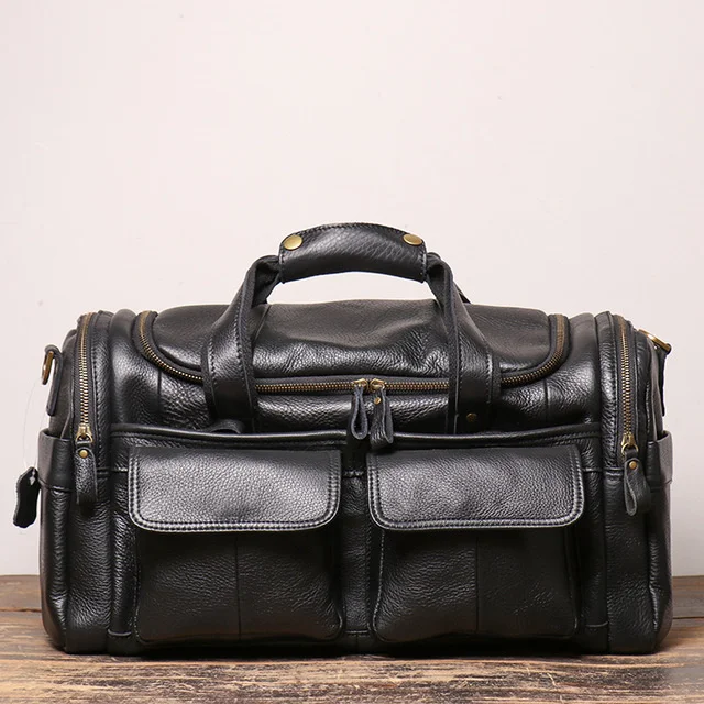 American European and retro frosted leather hand luggage bag leather men's shoulder messenger bag for short trips travel bags
American European and retro frosted leather hand luggage bag leather men's shoulder messenger bag for short trips travel bags