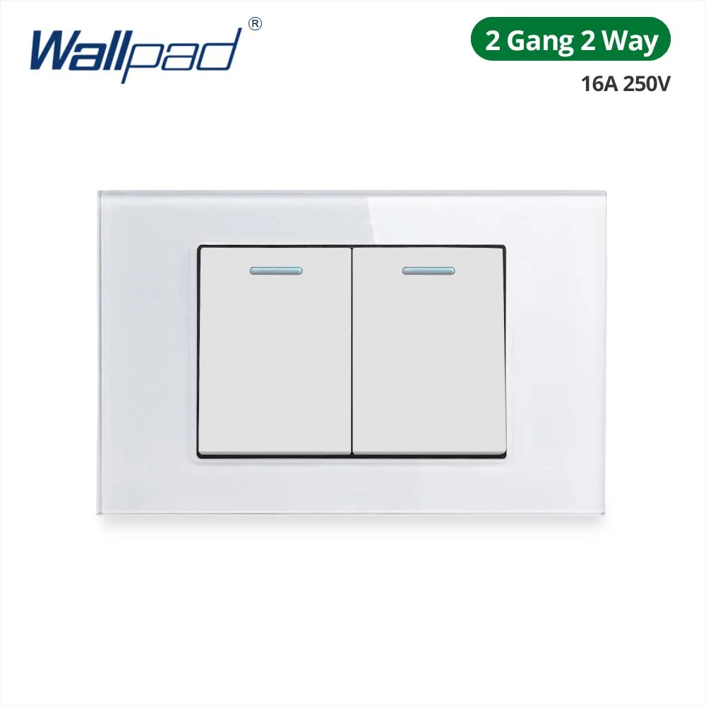 Wallpad белый стеклянный выключатель
Wallpad белый стеклянный выключатель