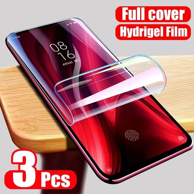 

3PCS Full Cover Hydrogel Film For Xiaomi Mi Max 2 Mix 2S 3 Screen Protector Mi 8 SE 8 Pro A2 Lite 6 6X Protection Film