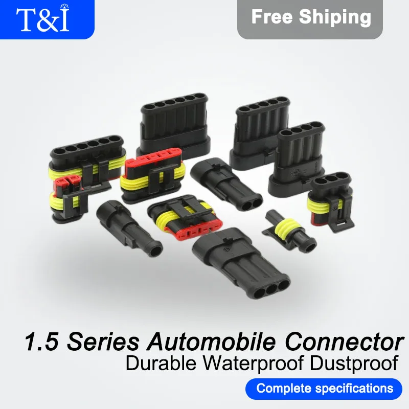 1PCS 1.5 Series AMP-1/2/3/4/5/6 Pin TE Vehicle Mounted Waterproof Male Female Docking Automobile Connector With Terminal
1PCS 1.5 Series AMP-1/2/3/4/5/6 Pin TE Vehicle Mounted Waterproof Male Female Docking Automobile Connector With Terminal