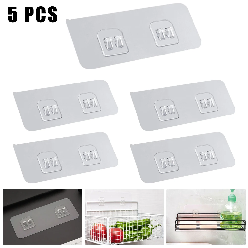 Hanger Rack Hook Waterproof 5 Pcs ABS/PVC Hanging Sticking Screw Shelf Sticker Rack Strong Holder Kitchen Brand New
Hanger Rack Hook Waterproof 5 Pcs ABS/PVC Hanging Sticking Screw Shelf Sticker Rack Strong Holder Kitchen Brand New