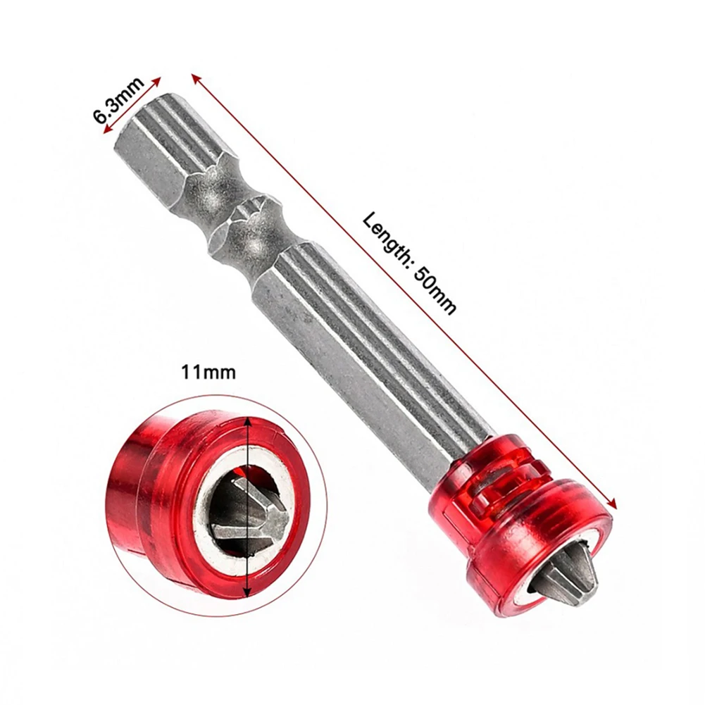 2pcs Magnetic Screwdriver Bit Cross-head 1/4 Inch Hex Shank Screwdriver Holder Ring For Electric Screwdriver Hand Tools
2pcs Magnetic Screwdriver Bit Cross-head 1/4 Inch Hex Shank Screwdriver Holder Ring For Electric Screwdriver Hand Tools