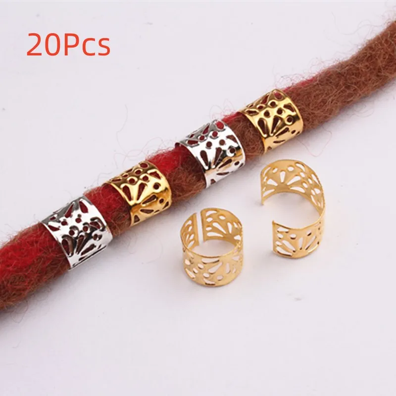 20pcs Metal Hair Rings For Wig Dirty Braids Dedicated Hair Extension Ring Hollow Out Iron Buckle Dreadlock Hair Accessories
20pcs Metal Hair Rings For Wig Dirty Braids Dedicated Hair Extension Ring Hollow Out Iron Buckle Dreadlock Hair Accessories