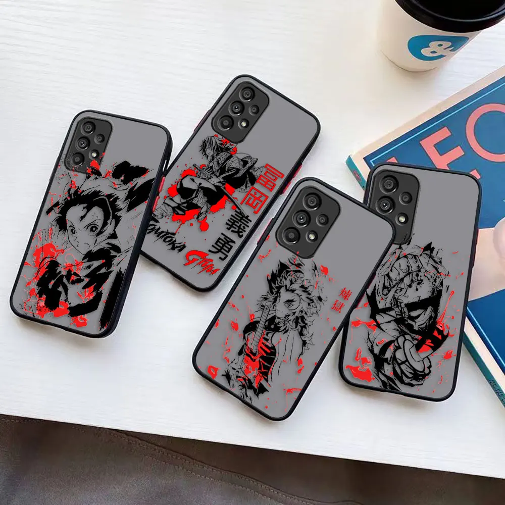 Matte Case for Samsung Galaxy A73 A72 A71 A53 A52 A51 A50 A42 A32 A33 A30 A23 A22 A21S A14 5G 4G Case Anime Demon Slayer Cartoon
Matte Case for Samsung Galaxy A73 A72 A71 A53 A52 A51 A50 A42 A32 A33 A30 A23 A22 A21S A14 5G 4G Case Anime Demon Slayer Cartoon