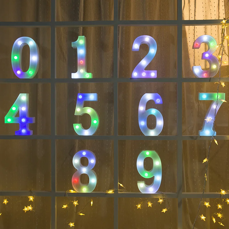 Numbers 0-9 30 40 50 60 Years Old Color Changing Digital LED Lights Happy Birthday Party Anniversary Baby Shower Decor Supplies
Numbers 0-9 30 40 50 60 Years Old Color Changing Digital LED Lights Happy Birthday Party Anniversary Baby Shower Decor Supplies