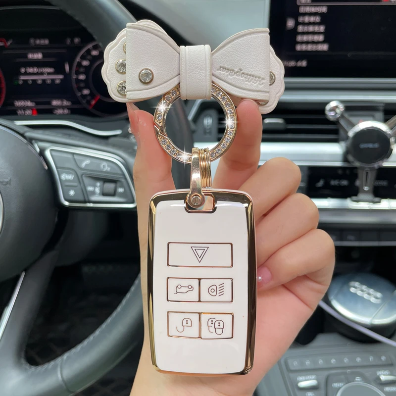 LUNDA Car Key Case Cover for Land Range Rover Sport Evoque Velar Discovery 5 2018 2019 2020 Jaguar XFL XEL E-Pace F-Pace I-PACE
LUNDA Car Key Case Cover for Land Range Rover Sport Evoque Velar Discovery 5 2018 2019 2020 Jaguar XFL XEL E-Pace F-Pace I-PACE
