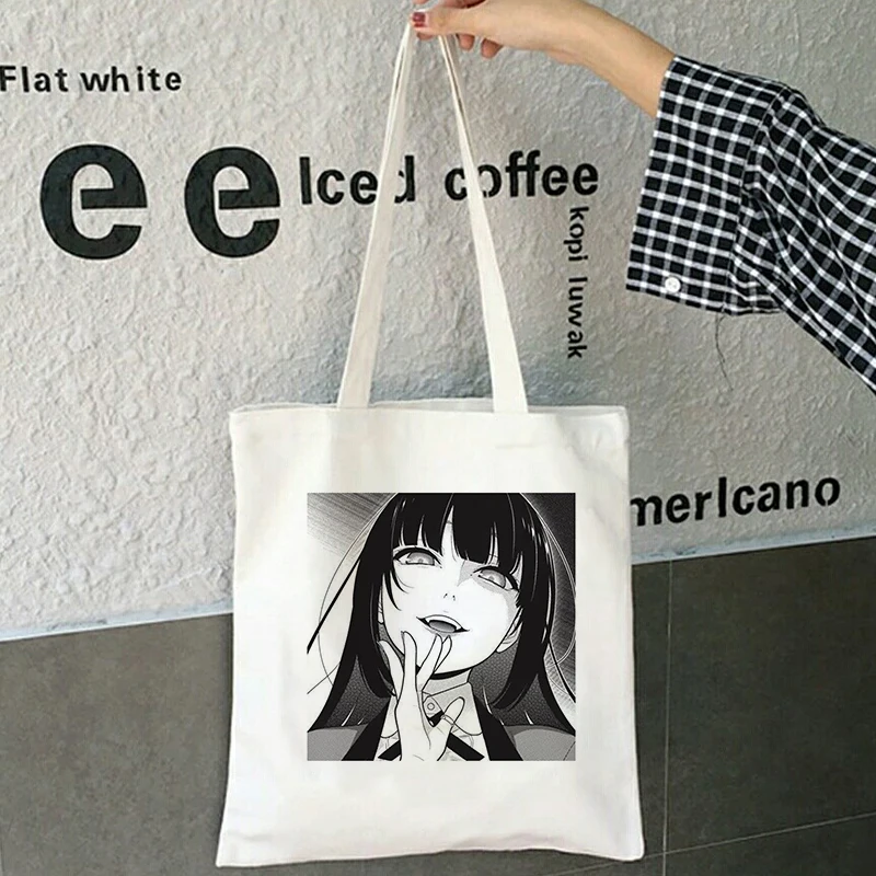 Japanese Gothic Anime Print Canvas Bag Casual Harajuku Women Tote Bag Large Capacity Vintage Shopper Bag Punk Women Shoulder Bag
Japanese Gothic Anime Print Canvas Bag Casual Harajuku Women Tote Bag Large Capacity Vintage Shopper Bag Punk Women Shoulder Bag